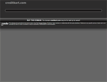 Tablet Screenshot of creditkart.com
